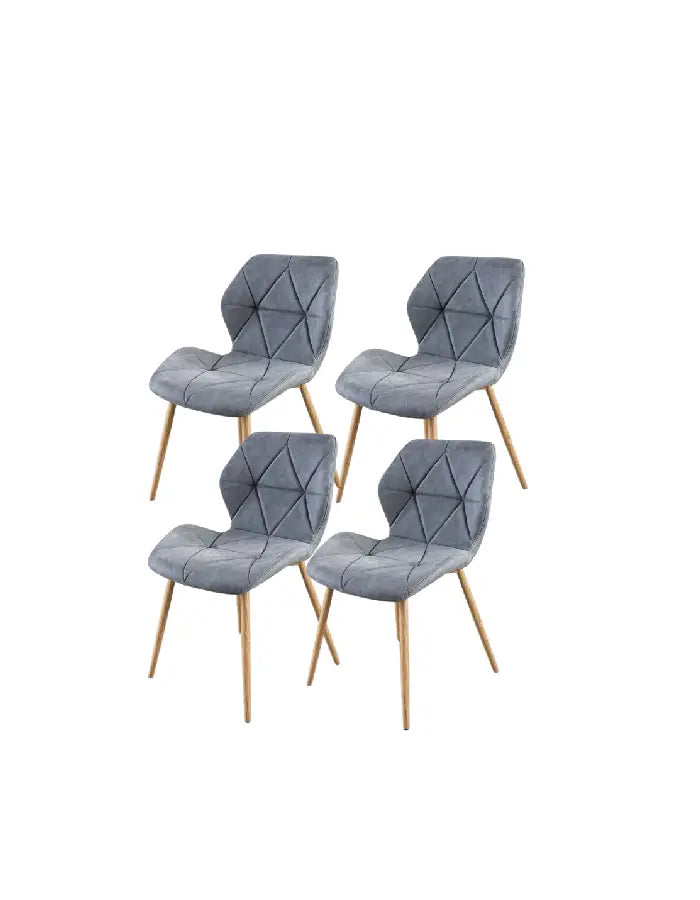 Pack 4 Sillas Fiori Lexus Patas Simil Madera