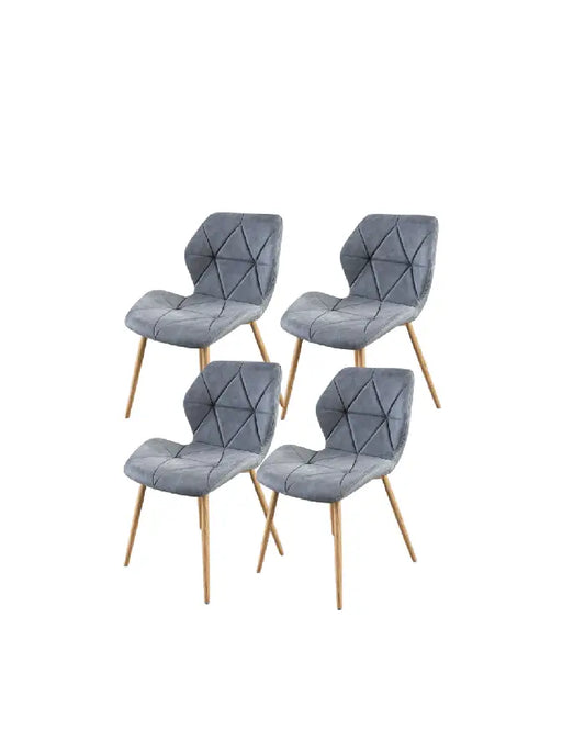 Pack 4 Sillas Fiori Lexus Patas Simil Madera