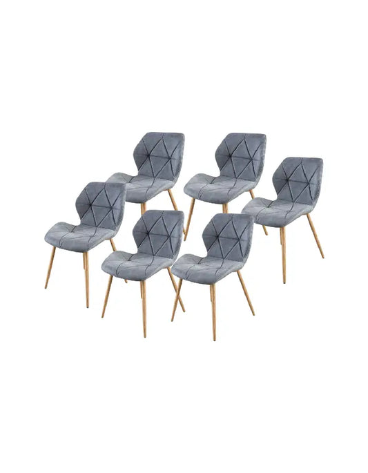 Pack 6 Sillas Fiori Lexus Patas Simil madera