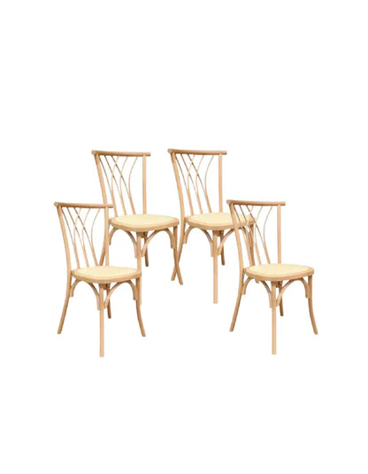 Pack 4 Sillas Andes Madera