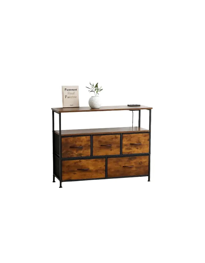Mueble Organizador Metalik Estilo Industrial - Rústico