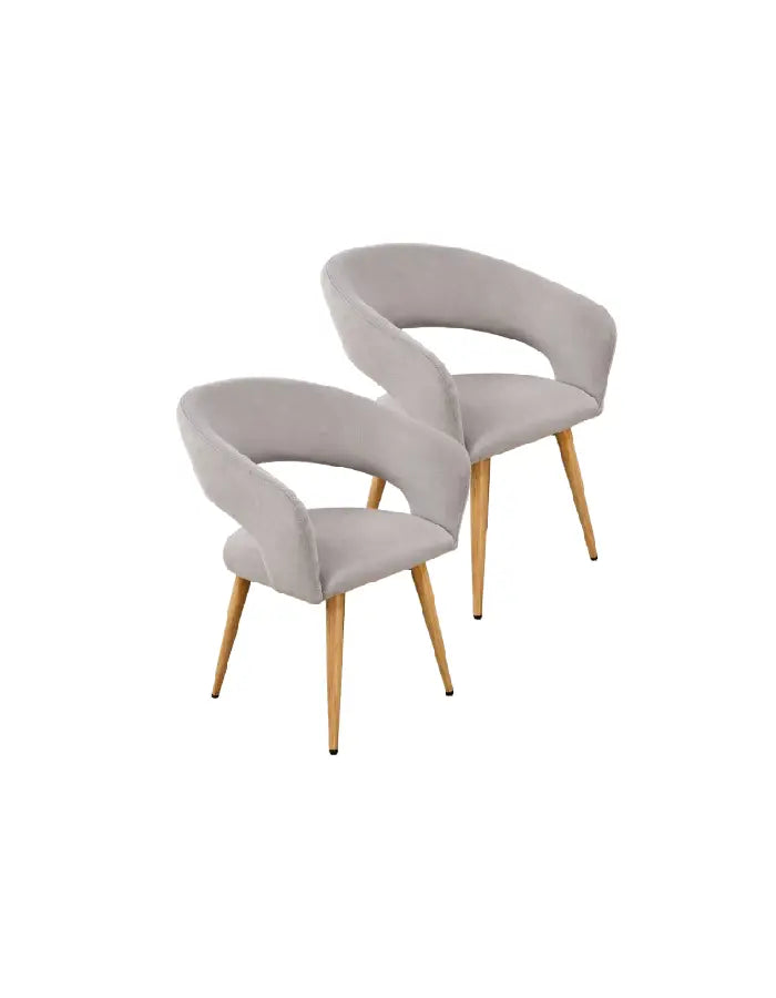 Pack 2 Sitiales Siena Patas Simil Madera