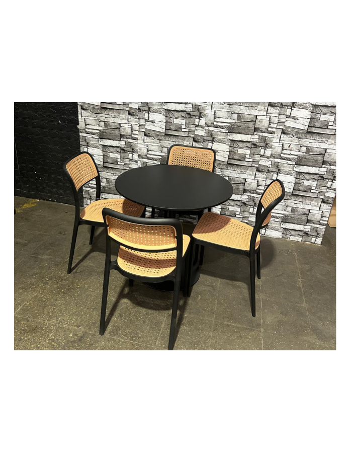 Comedor Tulip Terraza Rattan Texano