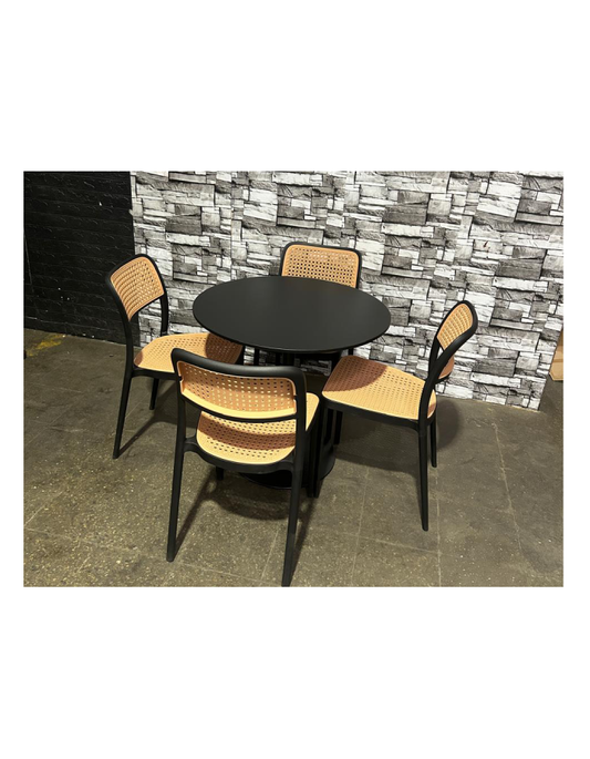 Comedor Tulip Terraza Rattan Texano