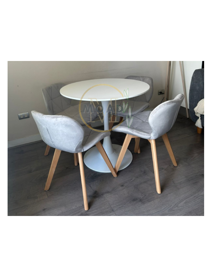 Comedor Tulip Velvet 80cm