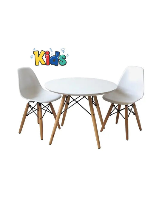 Mesa Kids 60cm + 2 Sillas Eames Kids