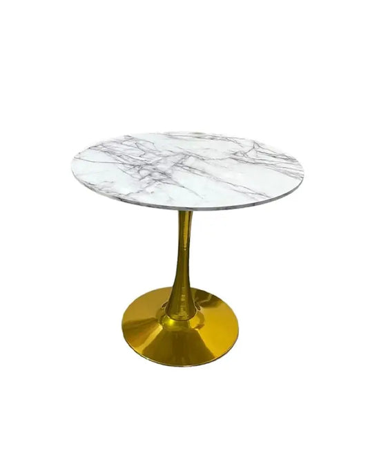Mesa Tulip Gold 100 cm