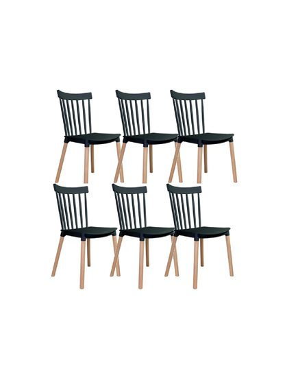 x6 Pack Sillas Windsor
