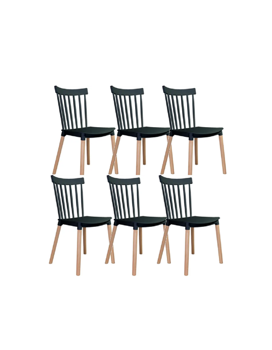 x6 Pack Sillas Windsor