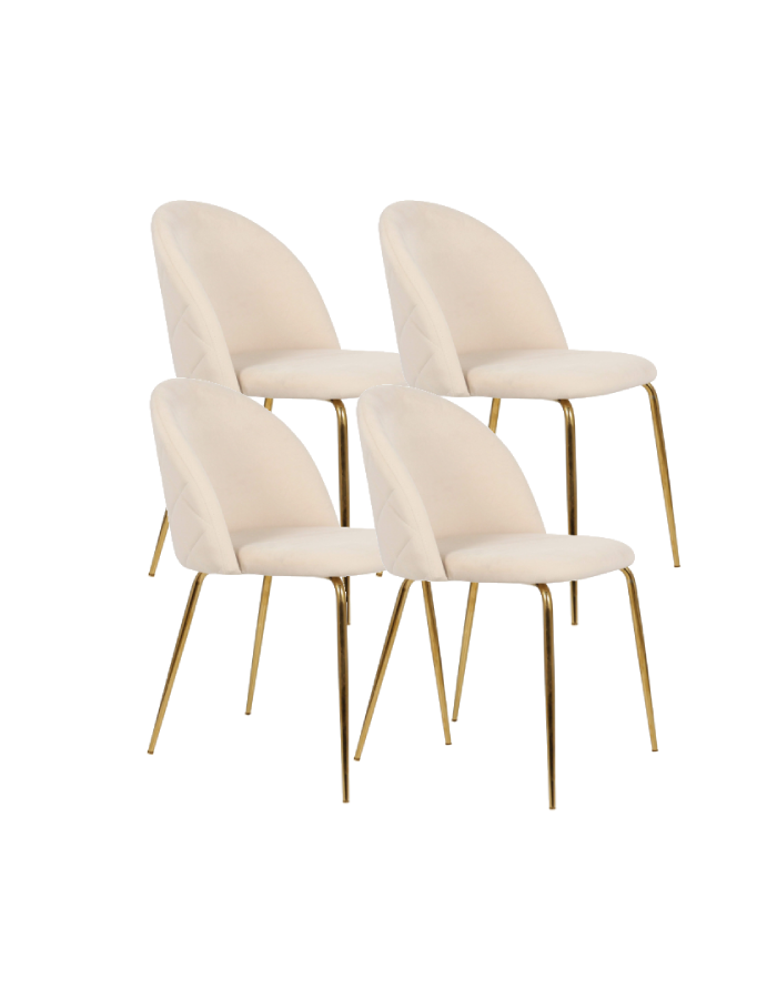 Comedor Elegance Premium Gold 4P