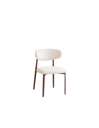 Silla Bear de Tela con Patas Metálicas Madera