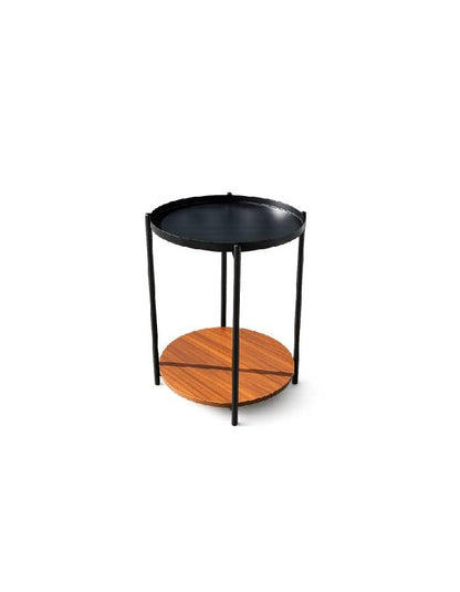 Mesa Auxiliar 2 niveles Negra