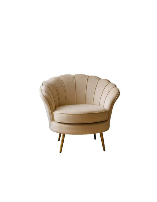 Poltrona Velvet Shell