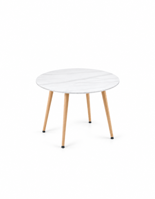 Mesa de Comedor Redonda de Cuarzo (Piedra Sinterizada) 100cm