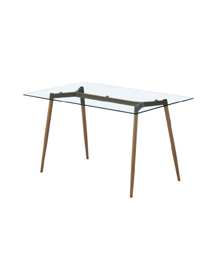 Mesa Equis Vidrio 130 Cm