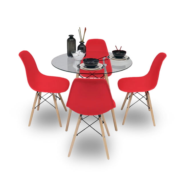 Comedor Eames Round 4P