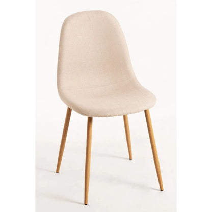 Silla de comedor Paris Lino (Pata simil madera)