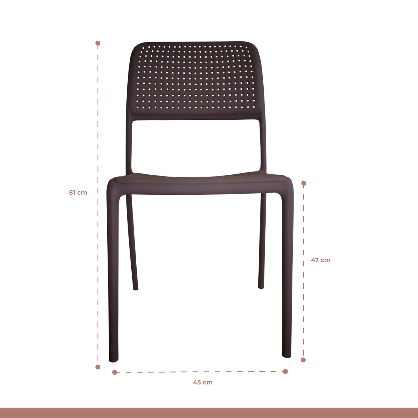 Silla de terraza Hoffman All Black