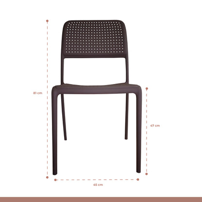 Silla de terraza Hoffman All Black