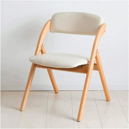 Silla Betlahem de madera plegable acolchada