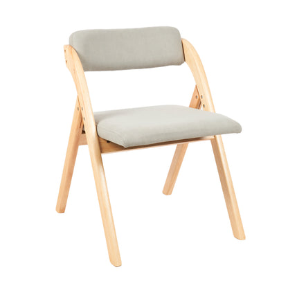Silla Betlahem de madera plegable acolchada