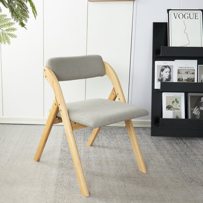 Silla Betlahem de madera plegable acolchada