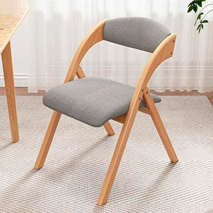 Silla Betlahem de madera plegable acolchada