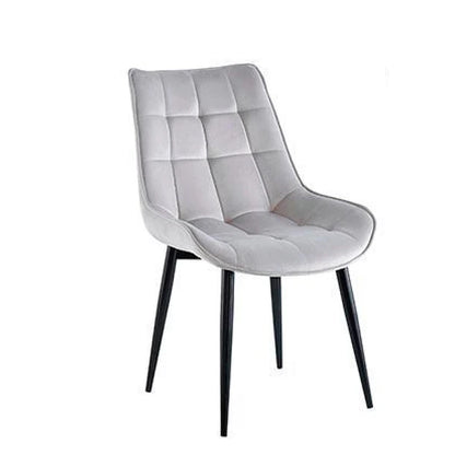 Silla de Comedor Macron Terciopelo patas negras