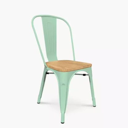 Silla Tolix Wood (con Asiento de Madera)