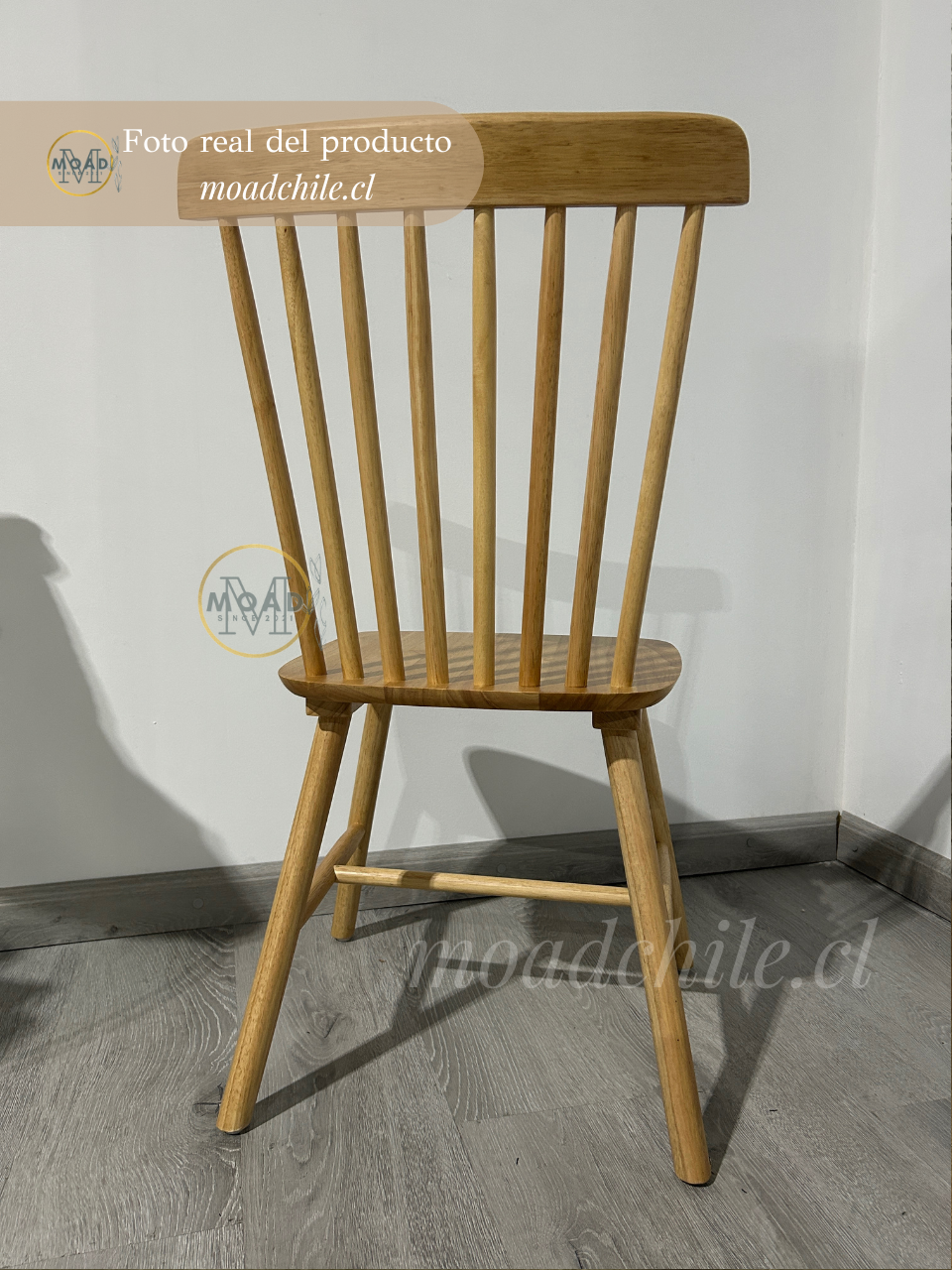 Silla Windsor Madera Natural / Negra
