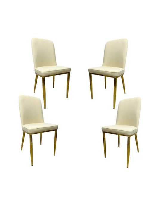 Pack x4 Silla Eleganc Gold