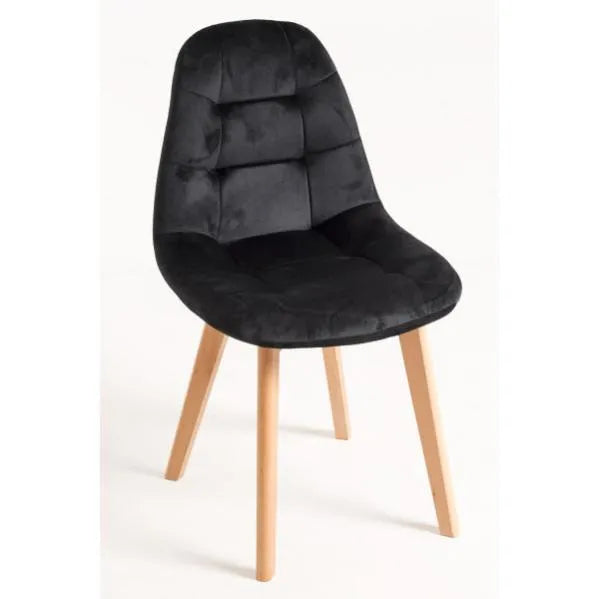 Comedor Capitoné Terciopelo 4P