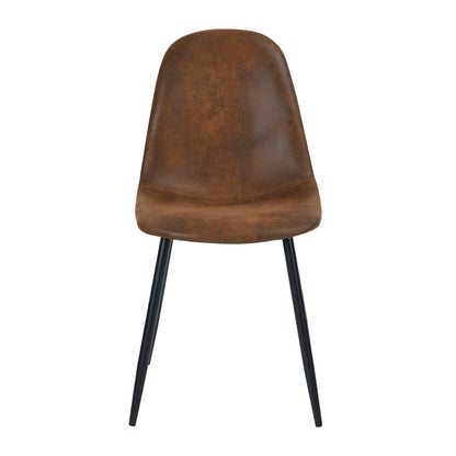 Silla Paris Ecocuero vintage Patas negras