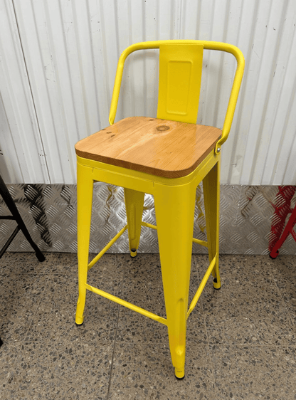 Taburete Tolix Madera Clara (66cm)