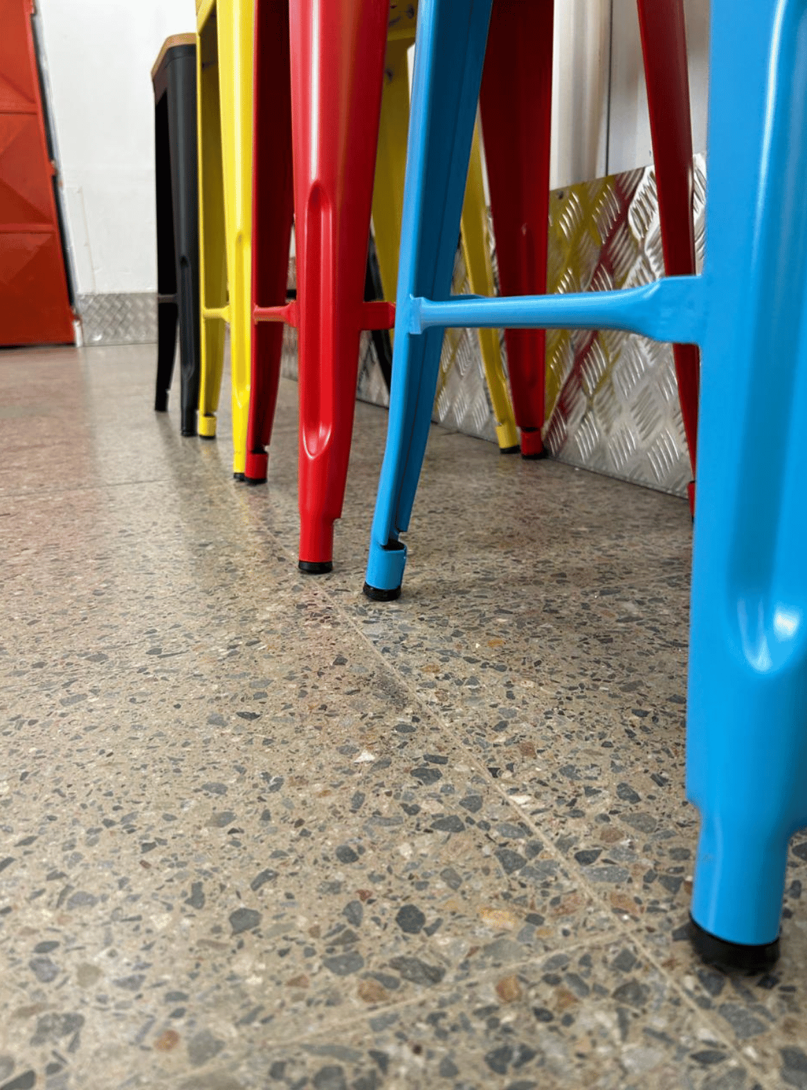 Taburete Tolix Madera Clara (66cm)