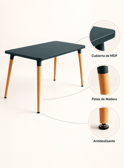 Mesa Eames Rectangular 120CM