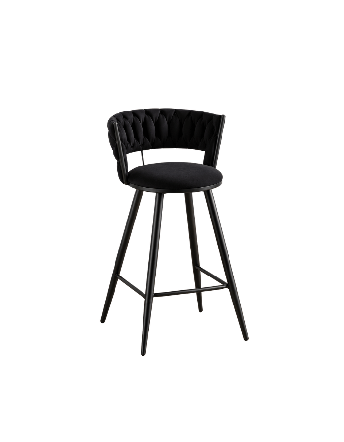 Taburete Queen Black 66 cm