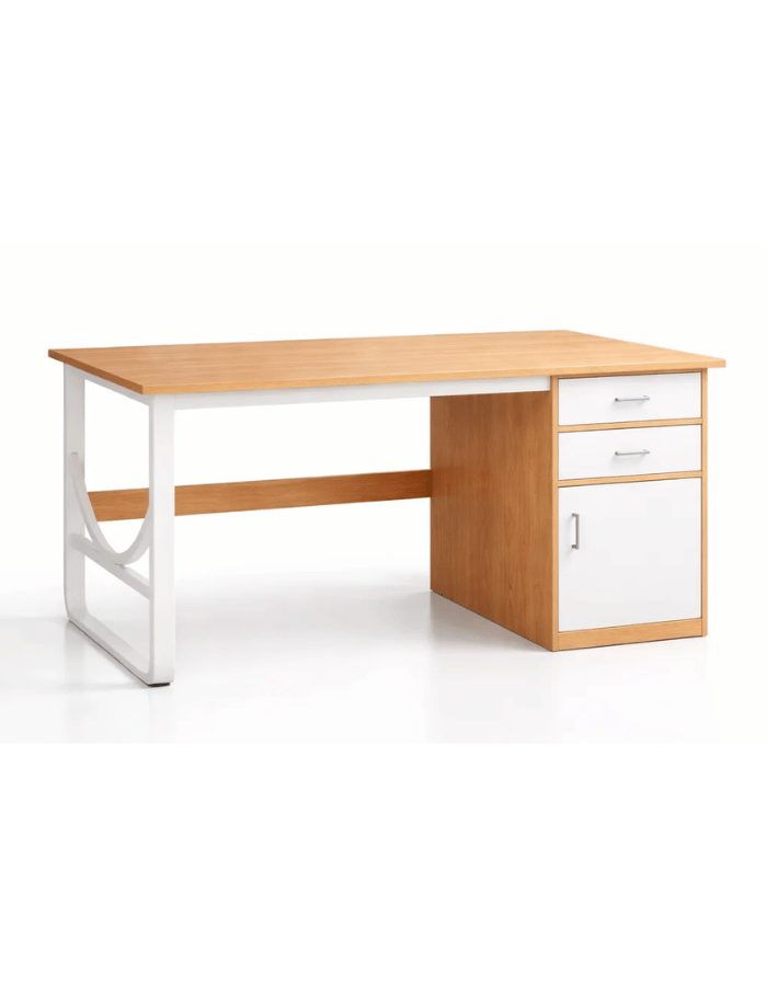 Escritorio Andalucía con Gavetas y Puerta Light Wood