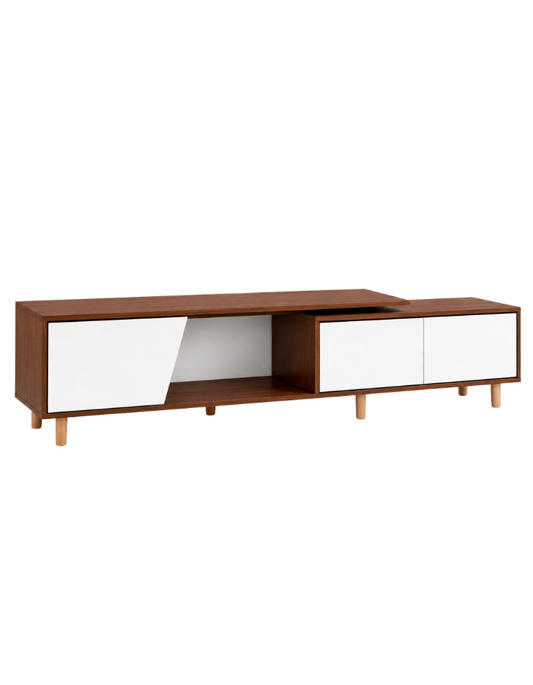 Rack de TV Extensible Nórdico (120cm a 200cm)