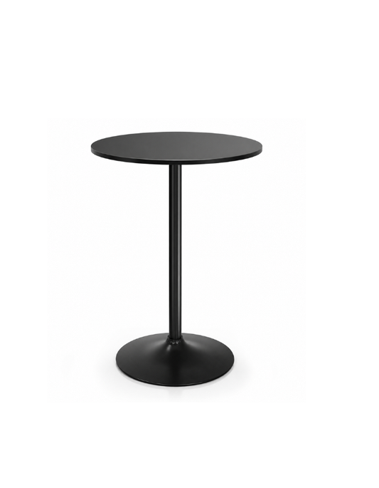 Mesa Alta para Bar cubierta Negra Guji D60cm