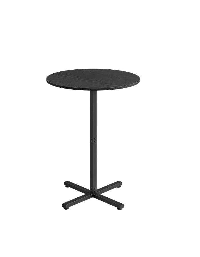 Mesa Alta para Bar cubierta Negra Tach D60
