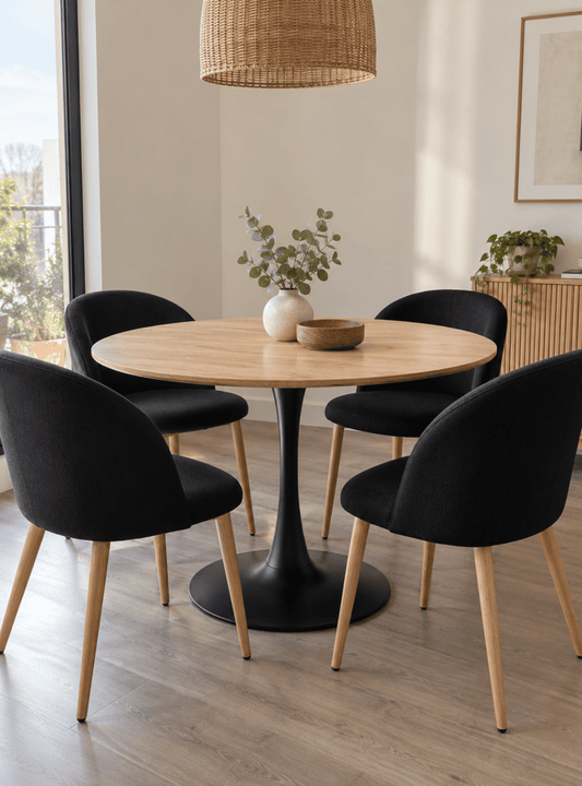 Mesa de Comedor Tulip Madera 80cm