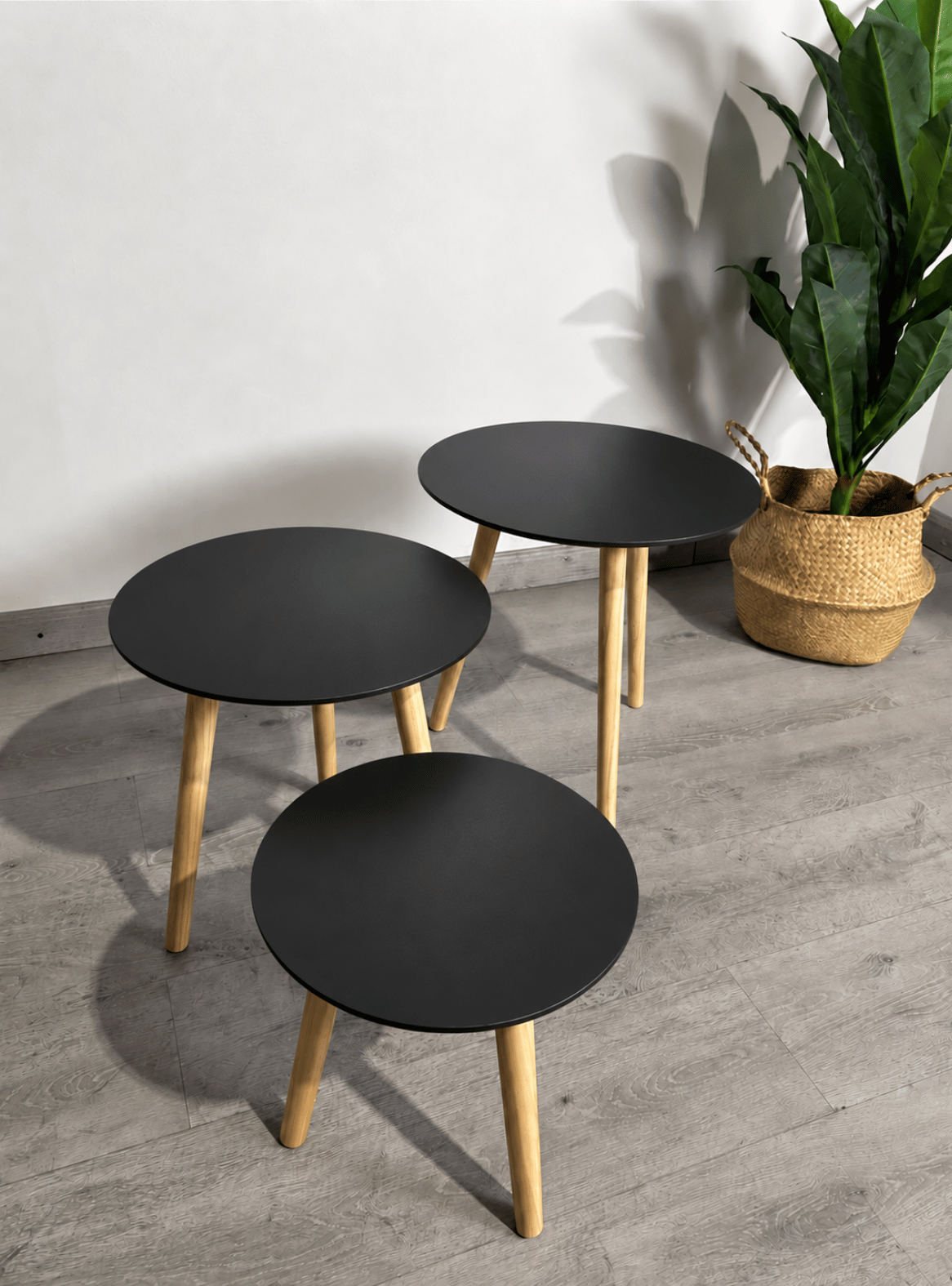 Set 3 Mesas Grape Centro/Lateral