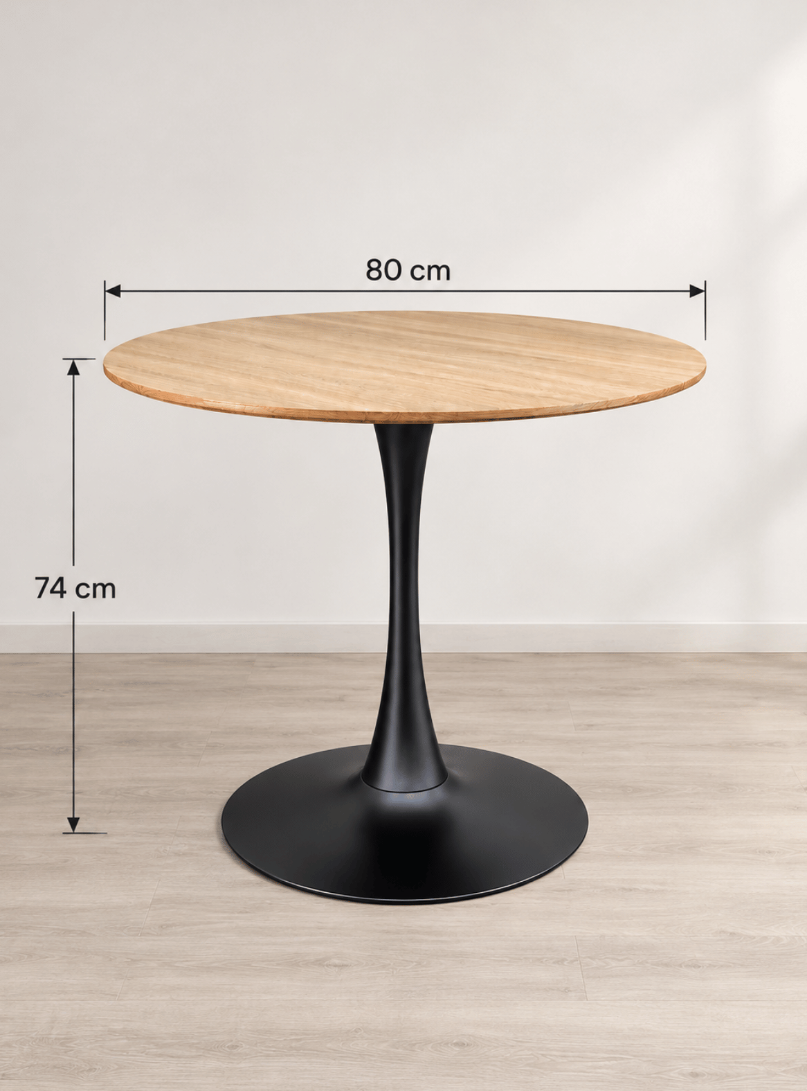 Mesa de Comedor Tulip Madera 80cm