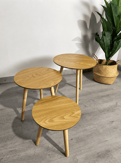 Set 3 Mesas Grape Centro/Lateral