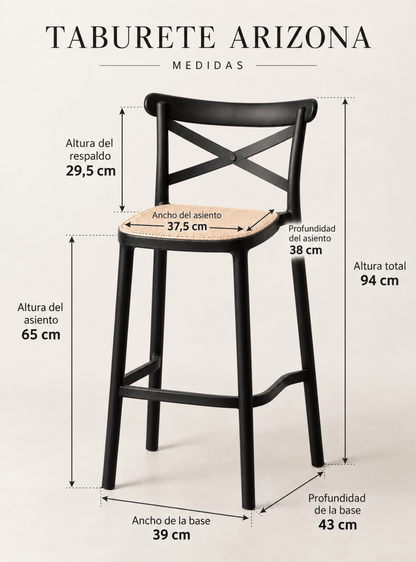 Comedor Alto estilo Bar Arizona 4P