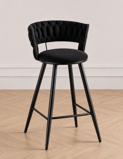 Taburete Queen Black 66 cm