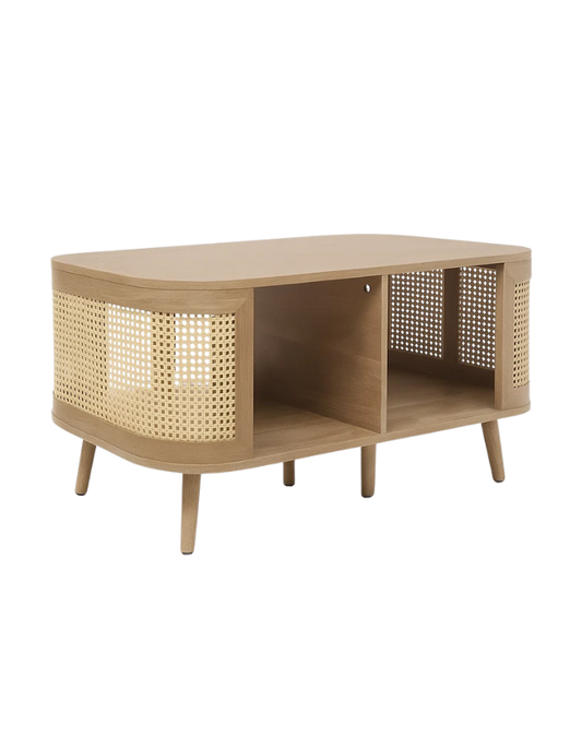 Mesa de Centro Siena Rattan - Natural