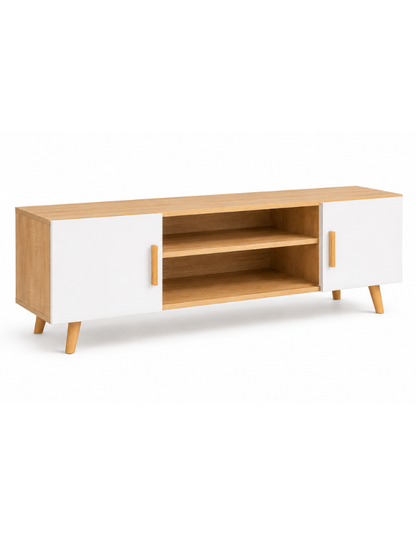 Rack de Tv Milano con 2 Puertas y Estante