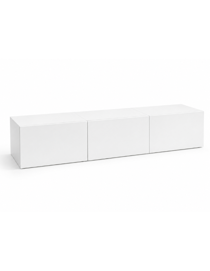 Rack TV Flotante Nápoles Blanco